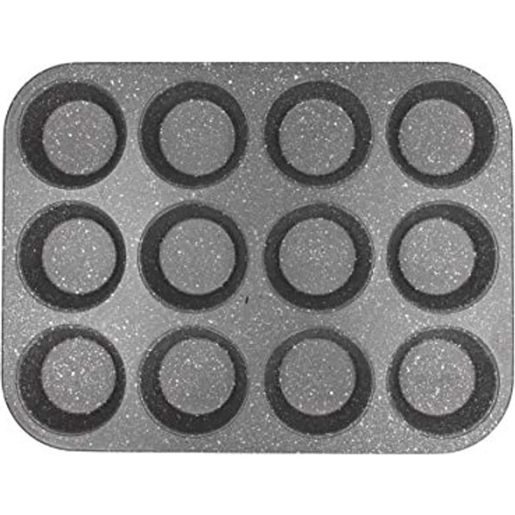 Tognana WR44333PROQ Pizzablech, Antihaftbeschichtung, kratzfest Muffin-Blech 12-Count schwarz – Bild 5