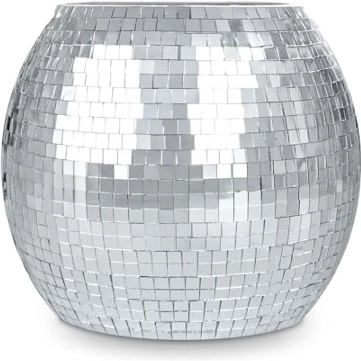 mikamax Eiskübel Discoball - Disco Ball Ice Bucket, Einzigartiges Design mit bunten Reflexionen – Bild 5