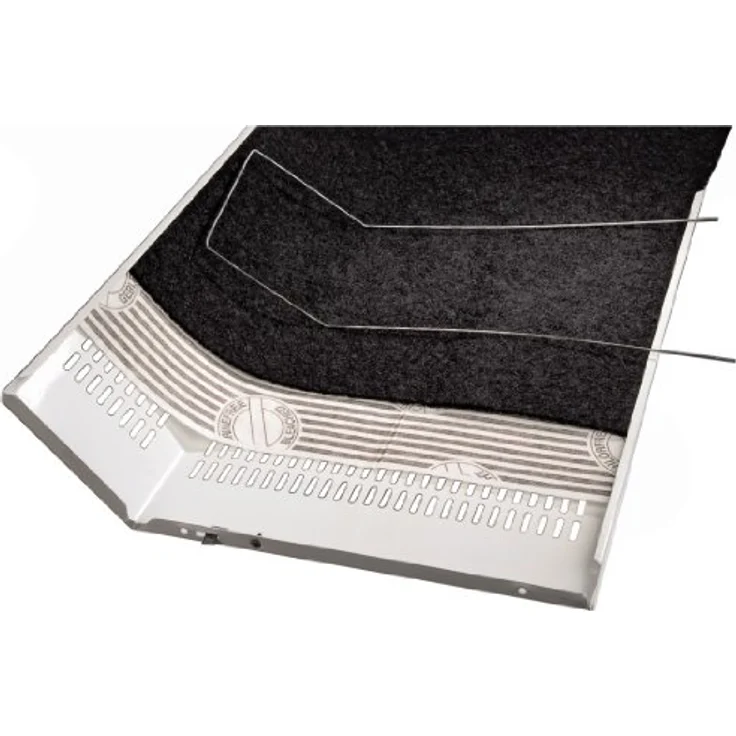 Xavax Filter-Set Universal (Dunstabzug-Fettfilter, Aktivkohlefilter mit roter Sättigungsanzeige, Individueller Zuschnitt möglich, 47 x 57 cm) Kohlegeruchsfilter Flachfilter schwarz-grau - Preisvergleich – Bild 2