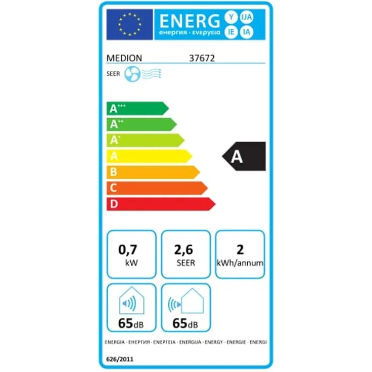MEDION Smarte Mobile Klimaanlage P701, 7000 BTU, 3in1 Kühlen Entfeuchten Ventilieren, App- und Sprachsteuerung, bis 25m², dunkelgrau – Bild 9