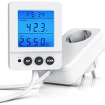 Arendo Entsafter Edelstahl, Zitruspresse mit 800 W, 0,4L Behälter, 2 Presskegel, Tropfstopp, spülmaschinengeeignet, leise