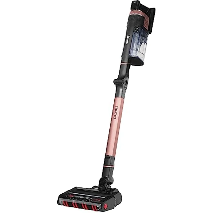 Shark Stratos Akku-Staubsauger IZ400EU, Clean Sense IQ, Flexology, PowerFins Plus, Roségold – Bild 1