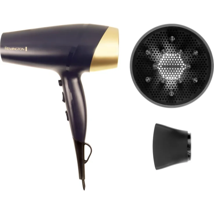 Remington Sapphire Luxe D5805 Hairdryer Haartrockner für Damen, mit Ionen-Funktion und Diffusor