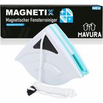 MAVURA MAGNETIX magnetischer Fensterreiniger Glaswischer, Schwarz, für 3-8mm Scheibendicke - Preisvergleich