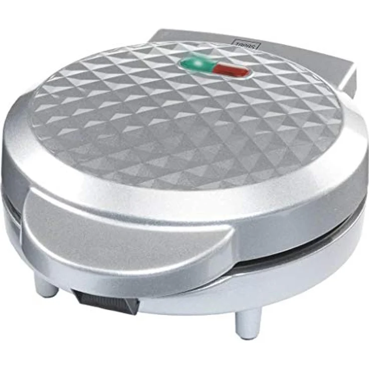 Trebs 99361 Bubble waffeleisen - mit Cool-Touch-Griff - Waffeleisen - Waffelautomat - 800 Watt - Anti-Haft beschichtet - Silber – Bild 6