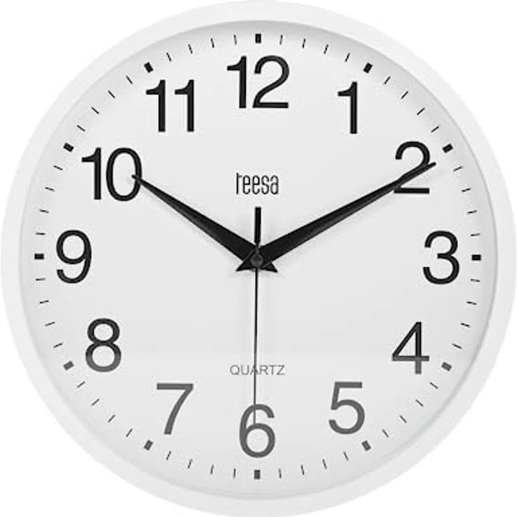 teesa Wanduhr, weiß, 25 cm – Bild 3