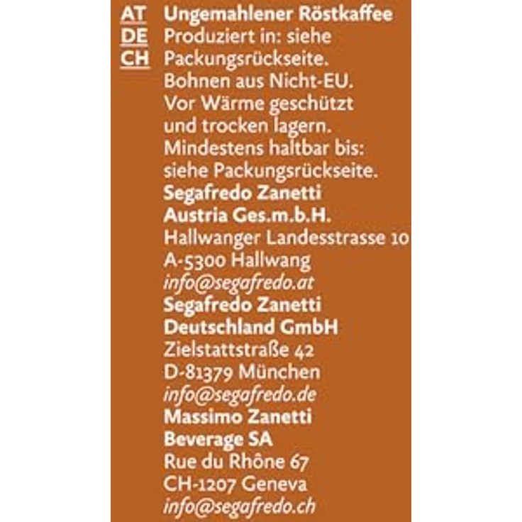 Segafredo Zanetti Selezione Espresso, 1000g ganze Bohne – Bild 5