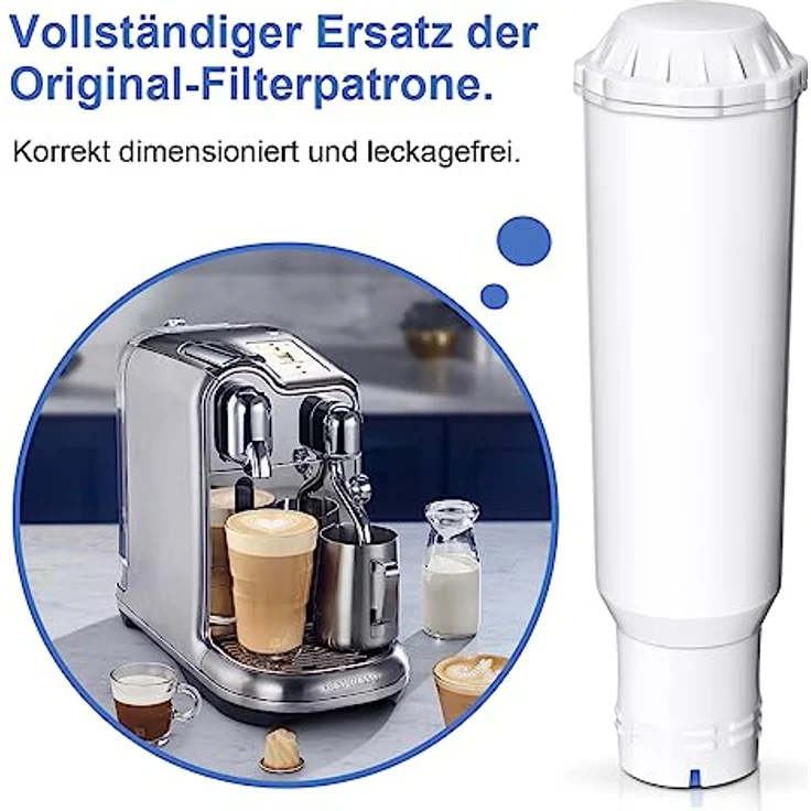 Filswa Wasserfilter Für Melitta®, Nivona®, Krups® F088, 6 Stück Filterpatronen - Schutz vor starker Verkalkung, kompatibel mit verschiedenen Kaffeemaschinen – Bild 5