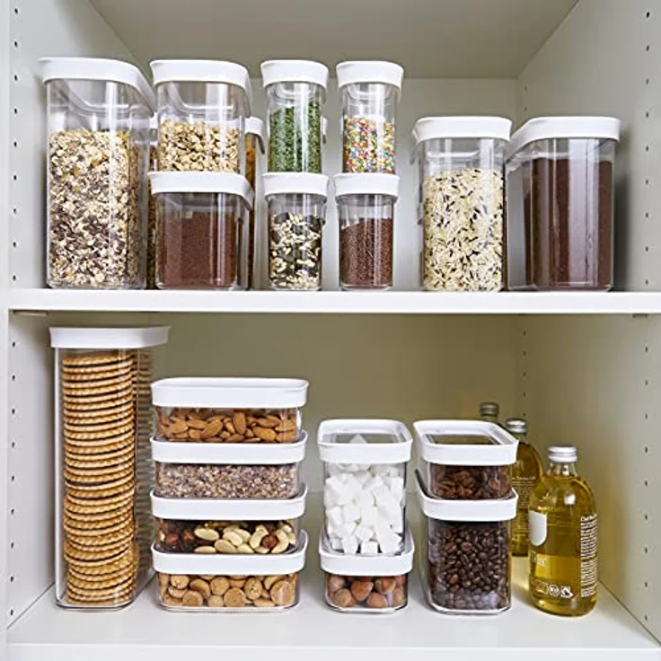 Tefal OPTIMA Trockenfutter Behälter, Aufbewahrungsdose 2,2 l, hygienisch und sicher, Kunststoff, transparent – Bild 4