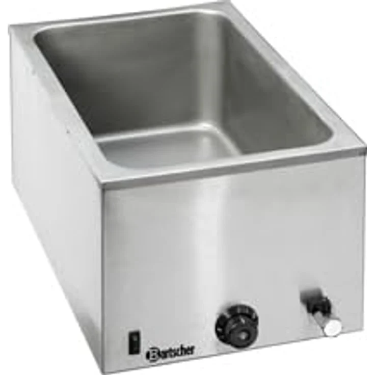 Bartscher Bain Marie 1/1GN, 200mm, mit Hahn | Gastronomiebedarf – Bild 2