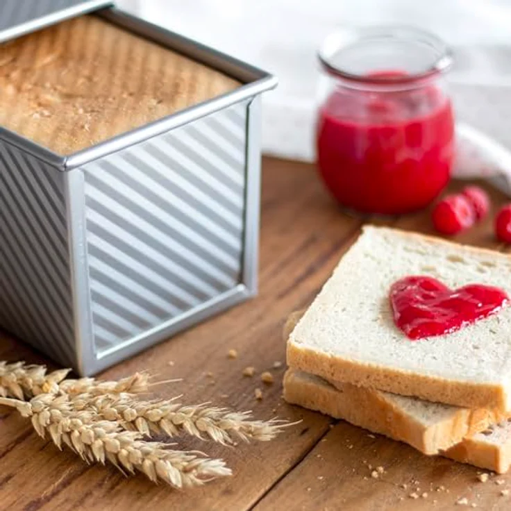 Städter Toast-Backform, Backform für gleichmäßiges Toastbrot mit guter Wärmeverteilung, Grau – Bild 6
