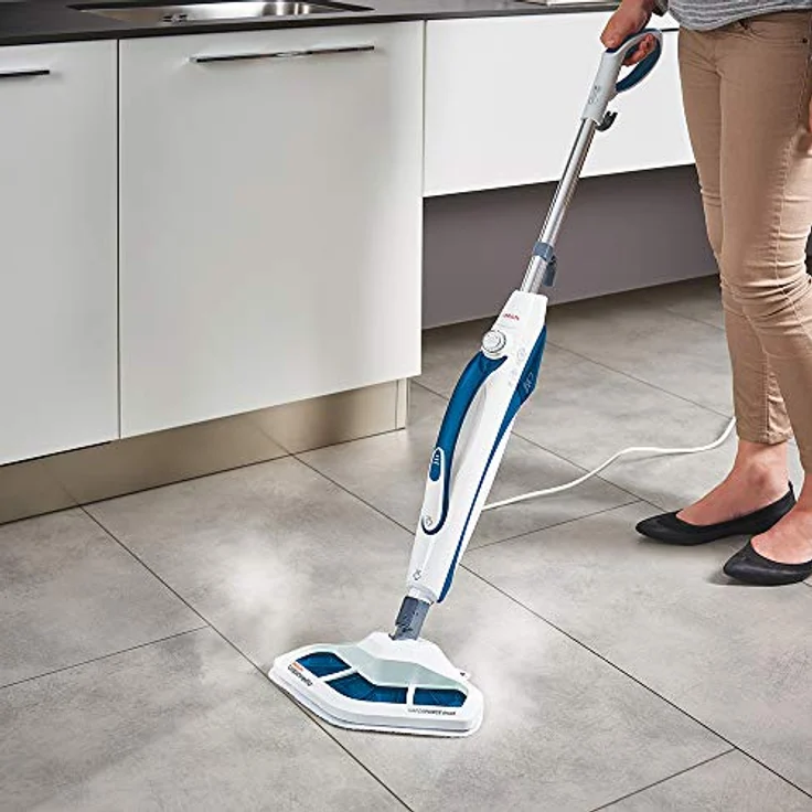 Polti Vaporetto SV460_Double PTEU0296, Dampfbesen, Blau|Weiss, 1500 W – Bild 4