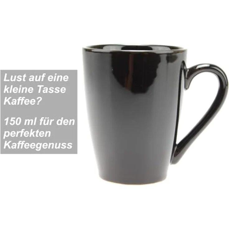 grossag Single-Kaffeemaschine KA 8.17 Schwarz-Edelstahl 1- Tassen Kaffeeautomat 150ml Permanent-Filter 380W – Bild 6