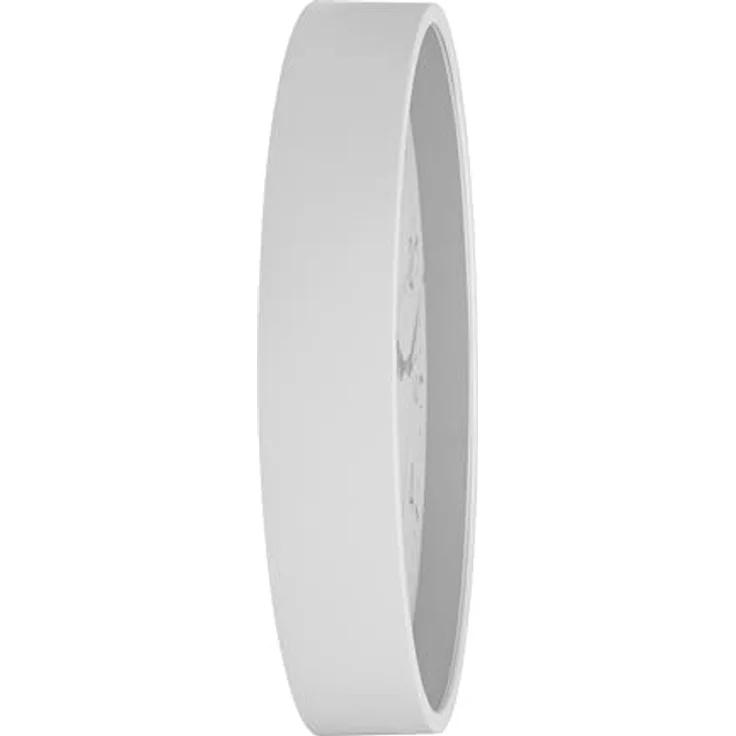 TFA Dostmann Analoge Funk-Wanduhr, 60.3550.02, höchste Genauigkeit, modern, analog, Glasabdeckung, für Büro, zu Hause, Geschenk, 245 x 245 x 42 mm, Weiss – Bild 3