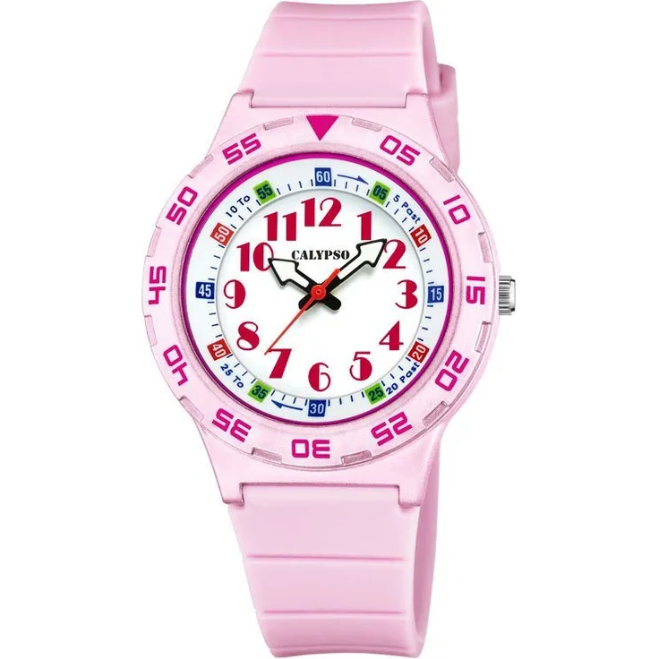 CALYPSO WATCHES Quarzuhr My First Watch, K5828/1, Armbanduhr für Kinder, bis 10 bar wasserdicht, rosa