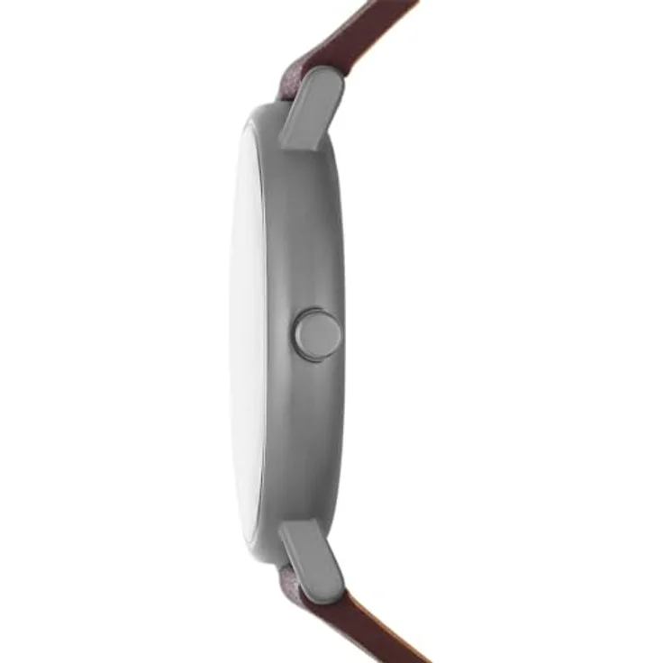Skagen Herrenuhr Signatur Quartz 40 mm, Kirschholzfarbenes LederarmbandSKW6860 – Bild 4