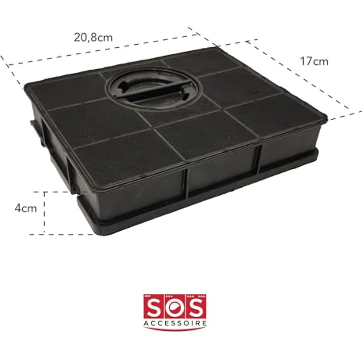 Whirlpool Aktivkohlefilter 481281718532, Dunstabzugshauben-Zubehör für diverse Whirlpool Modelle – Bild 3