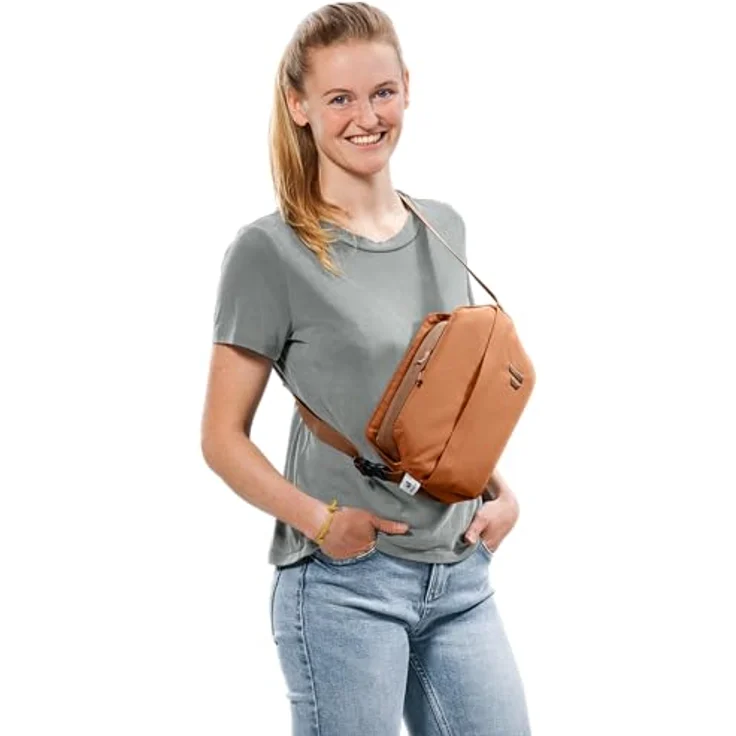 Deuter Passway 2 Umhängetasche, 28 cm, aus 100% Polyester, orange – Bild 4