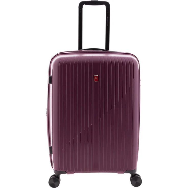 Wüsthof Gladiator 5000, Koffer Trolley 63 cm mit Dehnfalte und 4 Rollen, Rot, (64 l)
