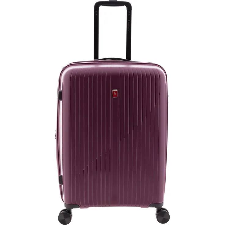 Wüsthof Gladiator 5000, Koffer Trolley 63 cm mit Dehnfalte und 4 Rollen, Rot, (64 l)