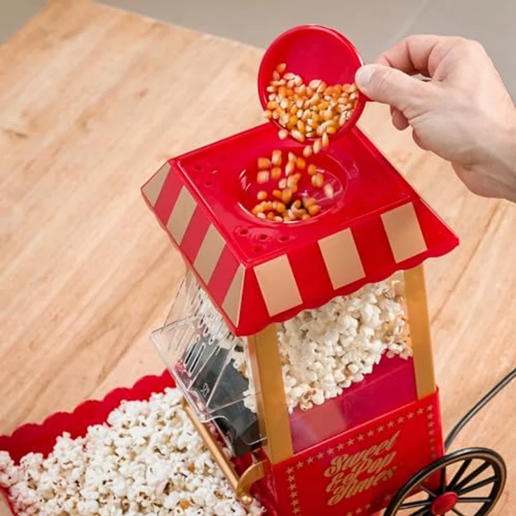 InnovaGoods IG114772 Popcornmaschine, 1200 W, Rot – Bild 4