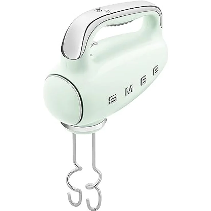 Smeg HMF01PGEU Handmixer im 50er Jahre, 250W, 9 Geschwindigkeiten, Kunststoff, pastellgrün – Bild 4
