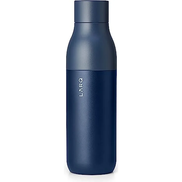 LARQ Bottle PureVis Monaco Blue 740ml rostfreier Stahl UV-C-LED Thermosflasche – Bild 1