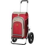 Andersen Einkaufstrolley - Royal Shopper Hydro 2.1 rot 62 L Bike, Aluminium, klappbar, Thermo, luftbereiftes Kugellagerrad - Preisvergleich