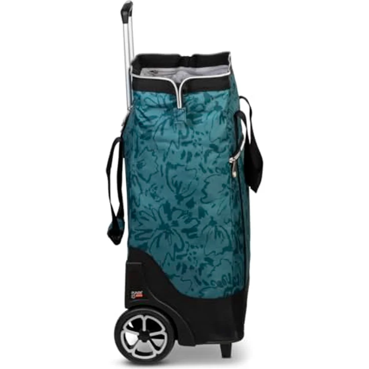 Punta Big Wheel Einkaufstrolley, 62 cm, petrol-dunkelgrün, 100% Polyester, praktische Einkaufslösung – Bild 3