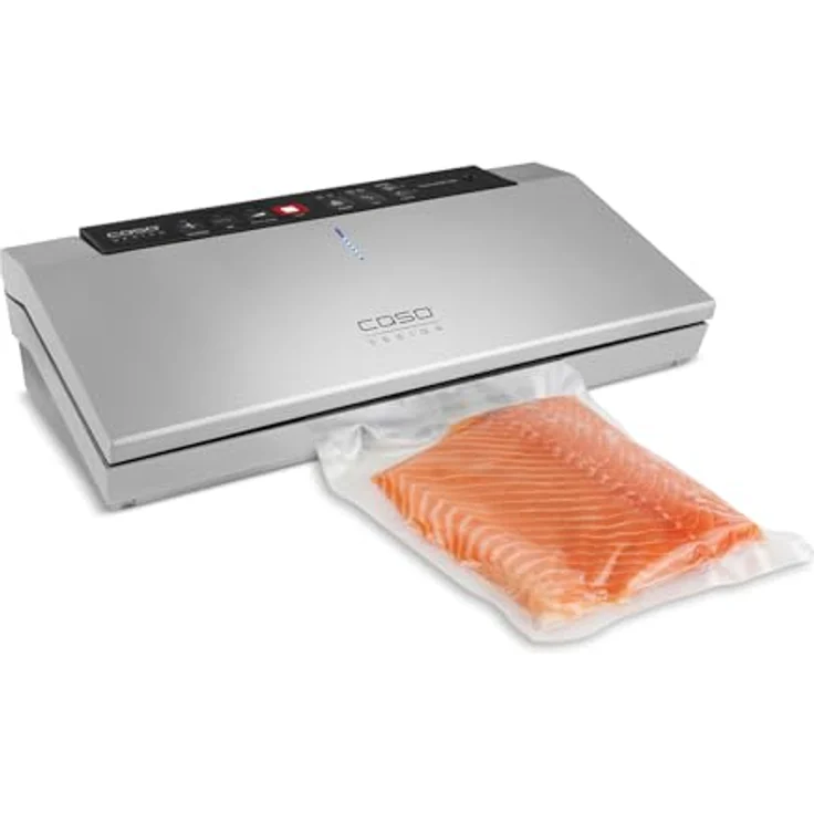 CASO GourmetVAC 380 - Vakuumierer - doppelte Schweißnaht - Kolbenpumpe (15L-min) und kraftvoller Motor - regulierbare Vakuumstärke & Schweißzeit- Inkl. 10 Beutel 20 x 30 cm – Bild 2