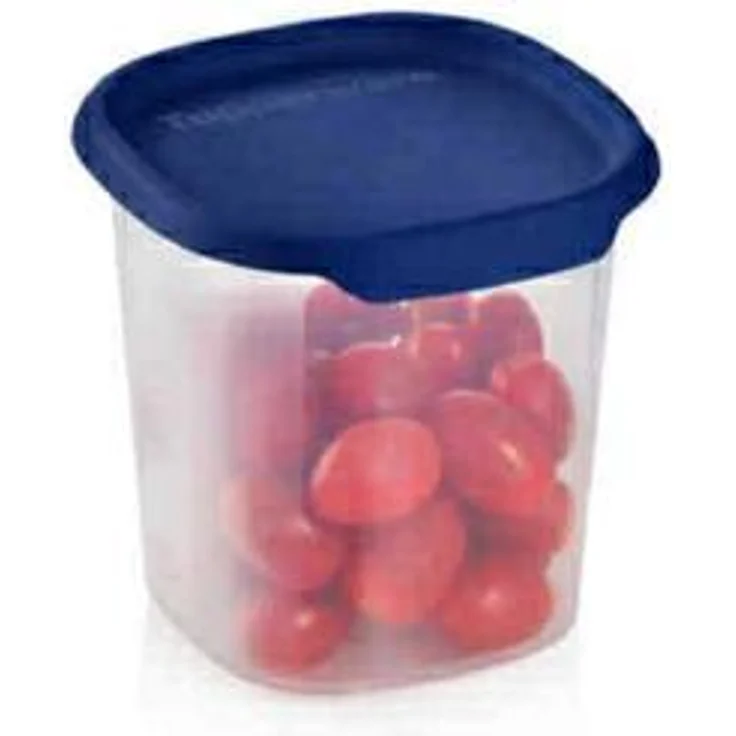 Tupperware One Touch Fresh®, 810 ml Vorratsdose mit blauem Deckel, modular stapelbar und mit One Touch Verschluss