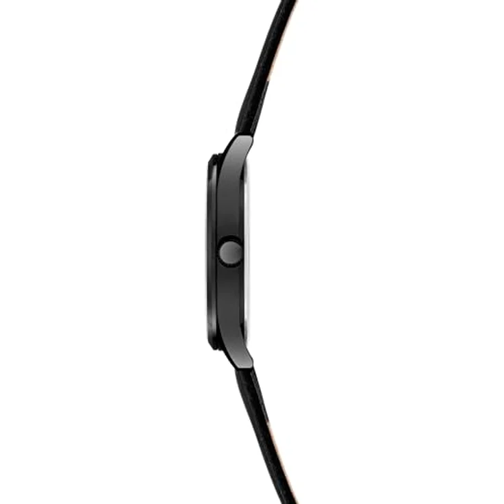 LIEBESKIND Damen Armbanduhr – Quarzuhr 33 mm – Edelstahlgehäuse schwarz, Lederarmband, 5 ATM wasserdicht, klassisches Design – Bild 3