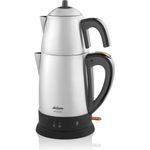 Arzum Cayci Lux, Wasserkocher, Silber, Edelstahl Teebereiter