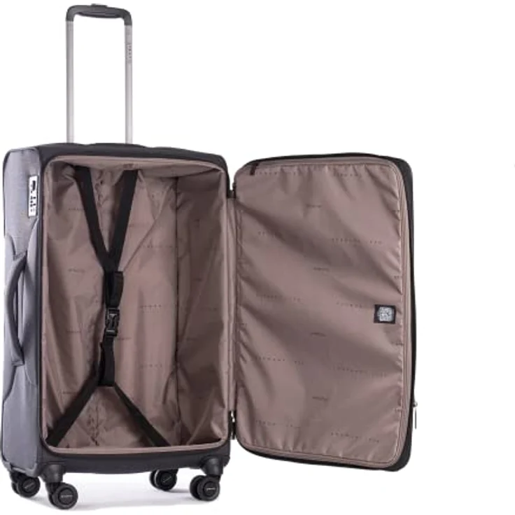 STRATIC Reisetrolley Bendigo Light M 72cm, schwarz – Bild 6
