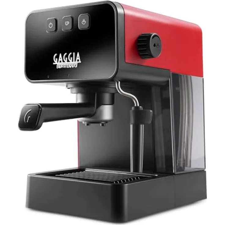 Gaggia ESPRESSO STYLE rosso EG2111/03, Siebträgermaschine, Rot, Schwarz – Bild 1