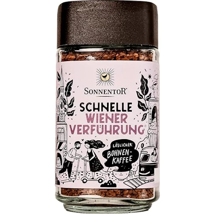 Sonnentor Rapid Vienna seduction Coffee Instant Vienna Verführung, glass, 100g