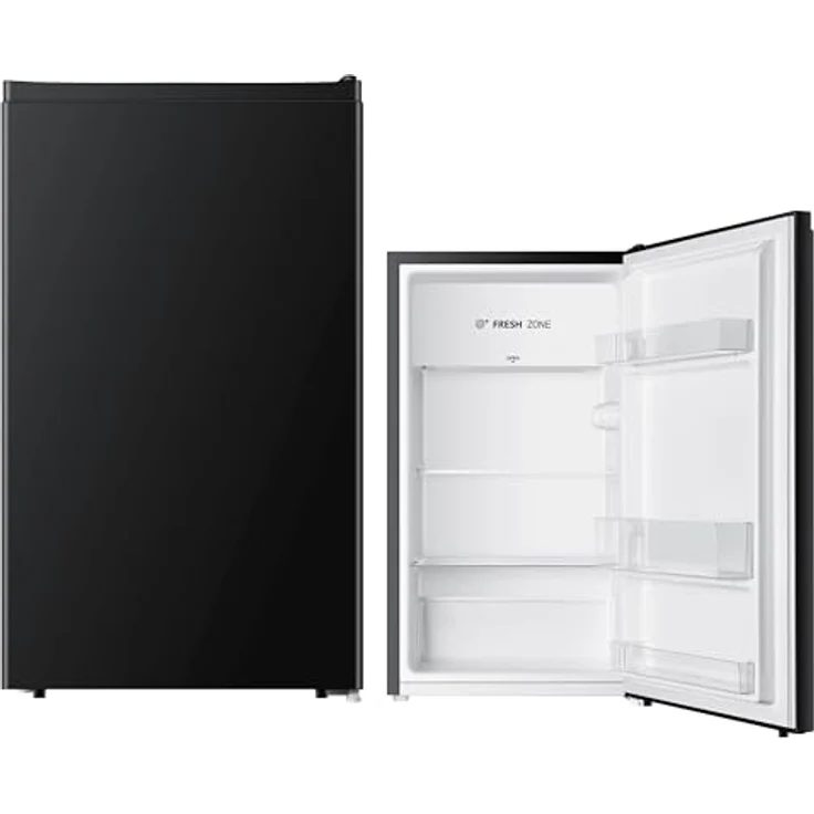 PKM KS93EB Kühlschrank schwarz mit Kaltlagerfach, 94 Liter Nutzinhalt, leise (36 dB) – Bild 3