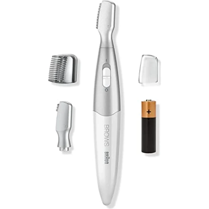 Braun Augenbrauen Trimmer Damen, Präzisionstrimmer für Trimmen / Stylen / Formen / Konturenanpassung, Haarentfernung Gesicht für Frauen, Augenbrauentrimmer, Reisen / unterwegs, Geschenk Frau, FG1106 – Bild 5