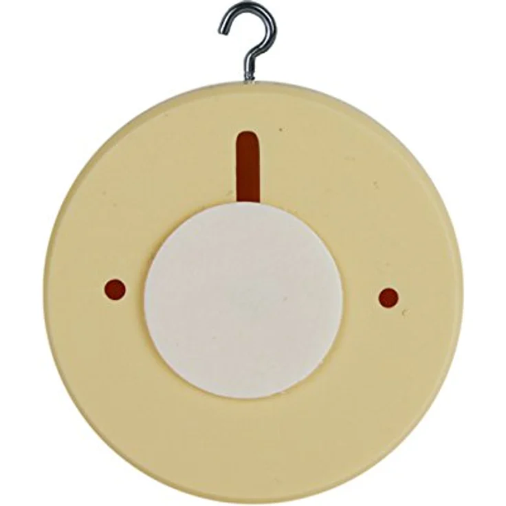 Lantelme 5 Stück Kühlschrankthermometer Set, Analoges Gefrierschrankthermometer mit Haken und selbstklebend, Temperaturmessbereich -40°C bis +40°C, beige – Bild 5