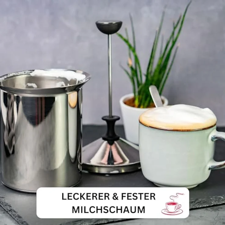 Westmark Milchaufschäumer, 800 ml, Rostfreier Edelstahl, Kunststoff (PP), Brasilia, Silber-Schwarz, 24742260 – Bild 7