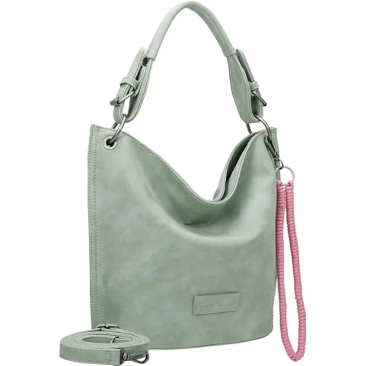 Fritzi aus Preußen Fritzi31N, Handtasche mit mehreren Fächern und Schultergurt, Grün – Bild 4