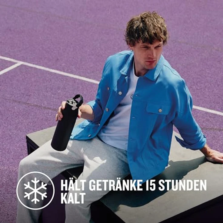 Stanley Flip Straw 2.0 Trinkflasche 0.7L - Auslaufsicher, BPA-frei, Kühlt 12 Stunden und hält 3 Tage eisgekühlt - Spülmaschinenfest, Rose Quartz – Bild 4