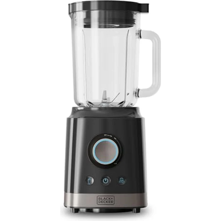BLACK+DECKER Standmixer BXJB2000E 2000W | 1,8L Glasbehälter | TURBO, SMOOTHIE & ICE CRUSH Funktionen | Edelstahlklingen | Sicherheitssystem | Rutschfeste Füße | Ausgussöffnung – Bild 1