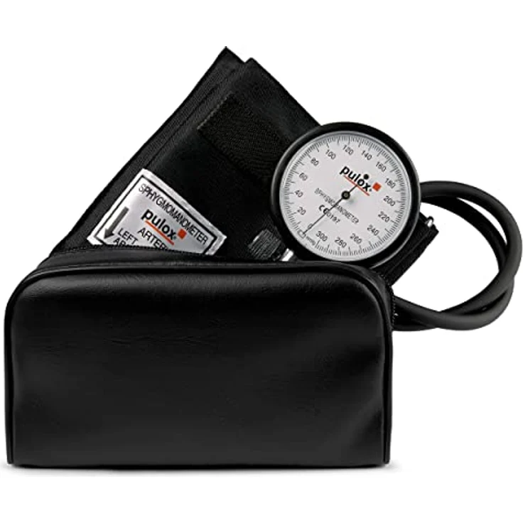 Pulox Manuelles Blutdruckmessgerät ANEROID Sphygmomanometer zur Messung des arteriellen Drucks am Oberarm – Bild 3