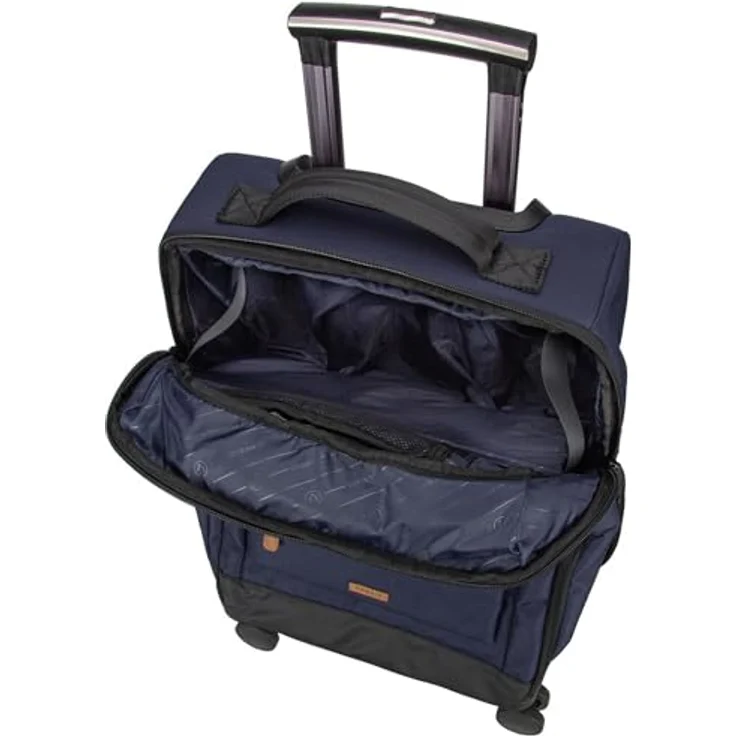 Cabaïa Trolley Soft Suitcase, Handgepäck Koffer mit 4 Rollen für A4-Unterlagen, klein, Bordgepäckmaß – Bild 4