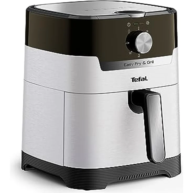 Tefal EY501A Easy Fry & Grill Heißluftfritteuse | 4,2 L Fassungsvermögen | 2-in-1 Technologie | Extra Crisp-Technologie | energiesparend | Grill-Technologie | Timer | Nube – Bild 3