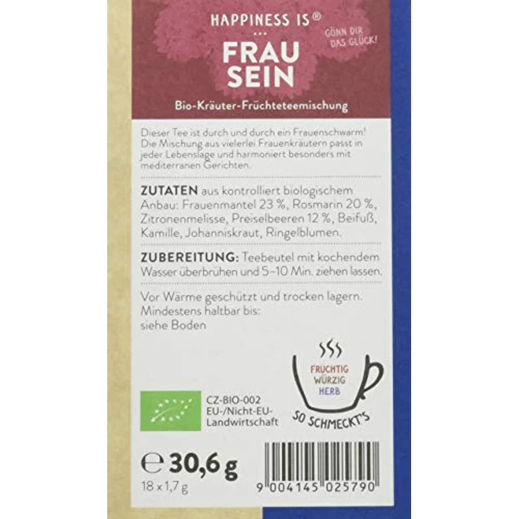 Sonnentor Frau Sein Tee Bio, fruchtig-süßlich & herb, 30,60 g, vegan – Bild 2