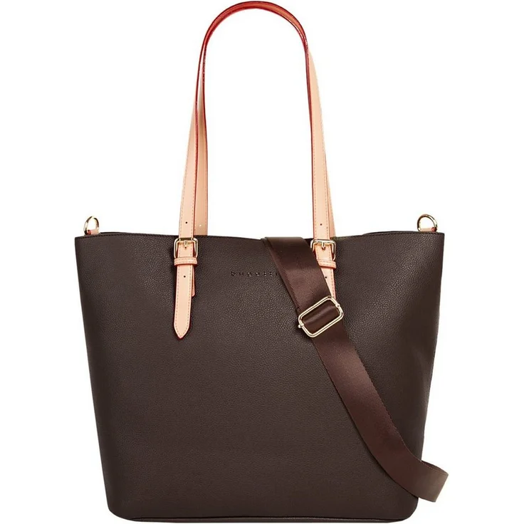 bugatti Shopper ELLA, 2-in-1 Einkaufstasche mit herausnehmbarer Innentasche, braun – Bild 1