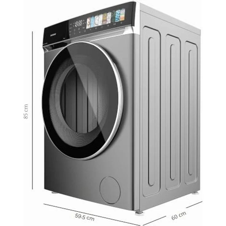 Cecotec Bolero DressCode 8970, 8 kg Waschmaschine mit Direct Drive Motor, 1400 U/min und 11 Waschprogrammen, Edelstahl – Bild 2