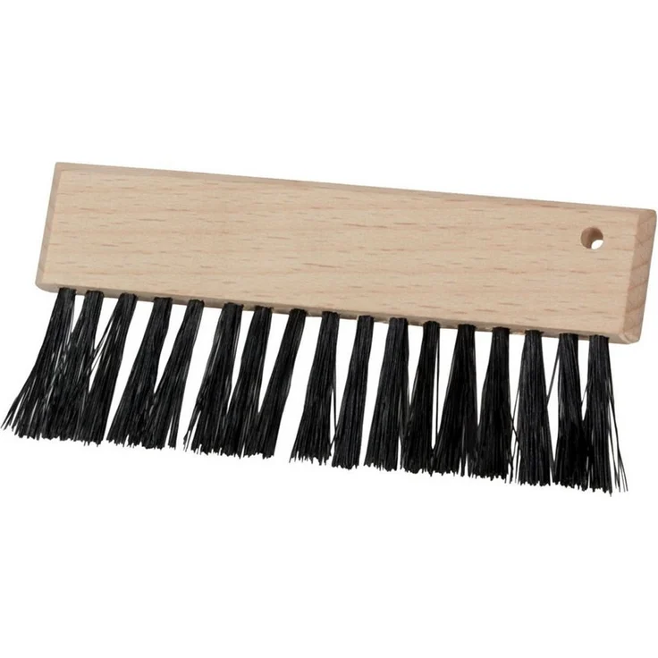 FUCHS Krümelkehrer Kellnerbürste, Tischreinigungsbürste mit ergonomischem Holzgriff